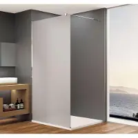 Bruckner Cabina doccia SPITZA WALK-IN, 1200 mm, vetro satinato