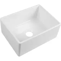 Hak Lavello in Vetroceramica GLORY 61x46 cm, bianco
