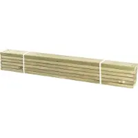 Plus Tavole PIPE 120 cm - 6 pezzi, impregnate a pressione