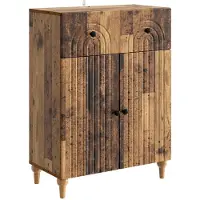 vidaXL Credenza in legno riciclato 66 x 34,5 x 90 cm in materiale composito