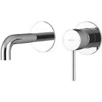 Sapho Miscelatore per lavabo ULTRAMIX a 2 vie, bocca da 15 cm, cromato