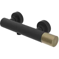 Sapho ULTRATAP Rubinetto per doccia, nero opaco/oro opaco