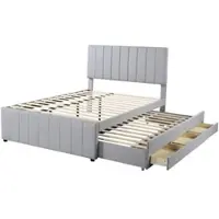 STILVORA Divano letto per ragazzi 90×200 cm, divano letto con presa USB, vano portaoggetti e luce a LED, letto estraibile, bianco (senza materasso)