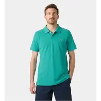 Helly Hansen per uomo. 54543 Polo Hudson verde (M), Casual, Cotone, Manica corta