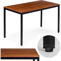 Northio Tavolo da pranzo o scrivania, 120x60 cm, struttura in MDF e metallo