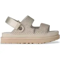 Ugg per donna. 1177852 Sandali Goldenstar Crackle Glide color tortora (39), Pelle, 3 a 5cm, Velcro, Casual, Taupe