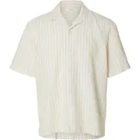 Selected Camicia A Maniche Corte Uomini Giallo XXL