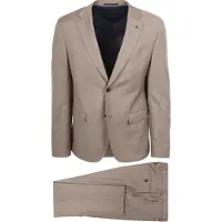 Suitable Toulon Completo Lana Sand Beige taglia