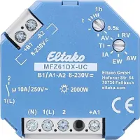 Eltako Relè temporizzatore , multifunzione 0.1s-1h, 10A, 1W MFZ61DX-UC
