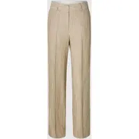 Selected Pantaloni Gamba Ampia Donne Marrone 42