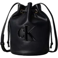Calvin Klein Bold Small Bucket Bag Black Taglia: OS | Borse a mano Outlet | Donna | Nero