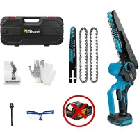 OEM Motosega elettrica, motore brushless, lunghezza di taglio 8 pollici, senza batteria né presa di corrente