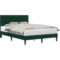 vidaXL Letto con testiera Verde scuro 140 x 200 cm Velluto