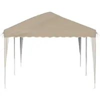 vidaXL Tenda da festa pop-up 575 x 290 x 245 cm color crema