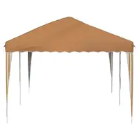 vidaXL Tenda da festa pieghevole 575 x 290 x 245 cm Beige