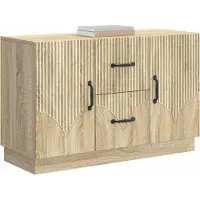 vidaXL Credenza in rovere Sonoma 89 x 34,5 x 57 cm in materiale derivato dal legno