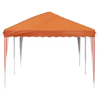 vidaXL Tenda da festa pieghevole 575 x 290 x 245 cm Arancione