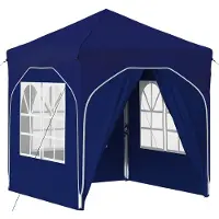 vidaXL Tenda da festa pieghevole 192 x 192 x 245 cm Blu