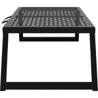 vidaXL Griglia da campeggio pieghevole, 70 x 30 x 18,5 cm, acciaio legato