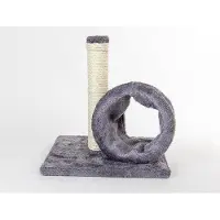 OEM Coperta in sisal, tessuto morbido e imbottitura, colore grigio, piccola, dimensioni 28x28x31 cm
