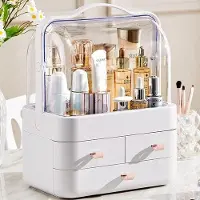 OEM Organizer trasparente per tavolino da trucco rosa