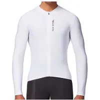 VAN RYSEL Jersey RCR Long Sleeve Mid Season Maglietta da ciclismo (XXL, bianco)
