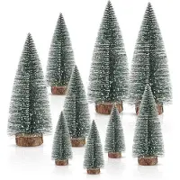 OEM Piccoli alberi di Natale artificiali, 10-20 cm, verdi, per decorazione