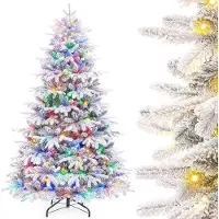 OEM Albero di Natale con luci LED e fiocchi di neve, 180 cm