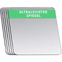 OEM Specchietti portatili in acrilico – Piccoli specchietti quadrati, a doppia faccia e ultrasottili in acrilico, ideali per progetti di bricolage, viaggi, trucco e altro ancora – 4,5 × 4,5 cm, 5 pezzi