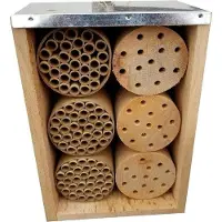 OEM Albergo per insetti in legno di faggio 23x11x16 cm, naturale