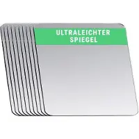 OEM Piccoli specchietti quadrati in acrilico 4,5 x 4,5 cm, confezione da 10 pezzi