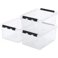 OEM Set di 3 contenitori trasparenti da 32 litri