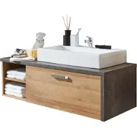 OEM Mobile lavabo Rootz con lavabo - Mobile lavabo - 123 x 39 x 53 cm