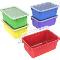 OEM Piccoli contenitori 122x78x51 cm in vari colori, set da 5 pezzi