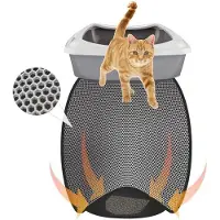 OEM Tappetino antiscivolo Kattenschutzmat Oval6075, design impermeabile a doppio strato, modello a nido d'ape
