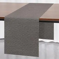 OEM Paravento da tavolo in PVC isolante 30x183 cm, grigio