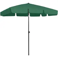 Syfax Ombrellone da Spiaggia Verde 200x125 cm