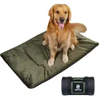 OEM Cuccia per cani in velluto spesso - Taglie grande e media - Viaggi, campeggio, attività all'aperto