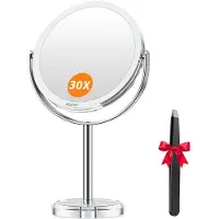 OEM Specchio cosmetico 30x/1x, girevole, ingranditore, specchio da viaggio