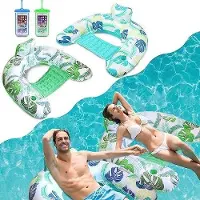 Markenlos Letto gonfiabile, piscina a 2 posti, con 3 portabicchieri per adulti e bambini