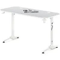 Diablo Chairs Scrivania da gaming bianca X-Mate 140 x 60 x 75 cm di