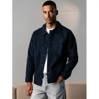 TeeShoppen Camicia ' Twill Overshirt ' navy