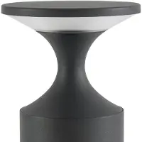 LUCANDE Lampione a LED Navor, altezza 50 cm, nera, IP65