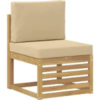 vidaXL Set divani in legno massello di acacia