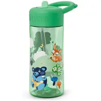 Affenzahn Kid's Kunststoff Trinkflasche Borraccia Bambini (0,43 l, verde)