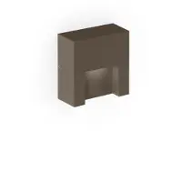 Wever & Ducre Applique da esterni LED Reto 0,8 color bronzo