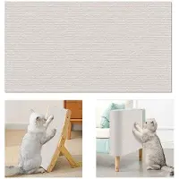 OEM Albero tiragraffi per gatti, autoadesivo, 40x100 cm, bianco caldo, protezione per mobili