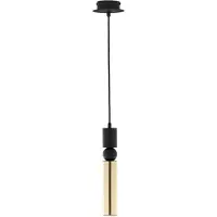 Jupiter Lampada a sospensione ALAS nero-oro 1xGU10x10W in metallo, dimensioni: 120x12x12 cm, IP20,