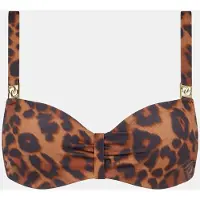 Chantelle Sw Bra Tshirt Half Cup Memory Wild Leopard Taglia: C80 | Bikini Outlet | Donna