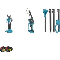 OEM Troncatrice a catena elettrica, multifunzione (4 in 1), motore brushless, 2 batterie